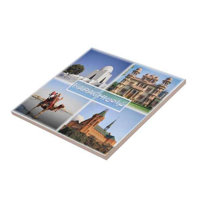 zPK004 KARACHI, MAZAR , QUAID, Pakistan, Tile (Side)