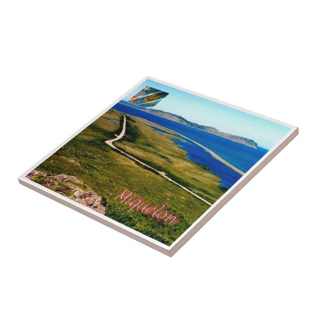 zPM004 MIQUELON, Landscape, America, Tile (Side)