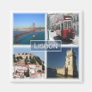 zPT007 LISBON, Portugal, Europe, Fridge Magnet