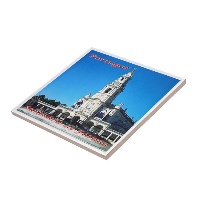 zPT011 SANCTUARY OF FATIMA, Portugal, Tile (Side)