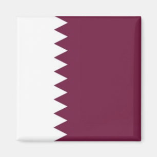 zQA001 Qatari FLAG Qatar, Fridge Magnet