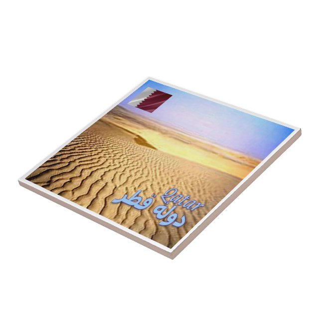 zQA008 desert in QATAR, Asia, Tile (Side)