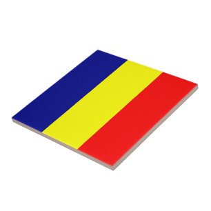 zRO001 ROMANIAN FLAG ROMANIA, Tile