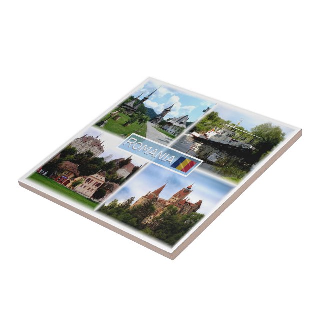 zRO003 ROMANIA, Europe, Tile (Side)