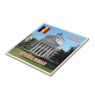 zRO011 BUCHAREST Romanian Athenaeum, Tile