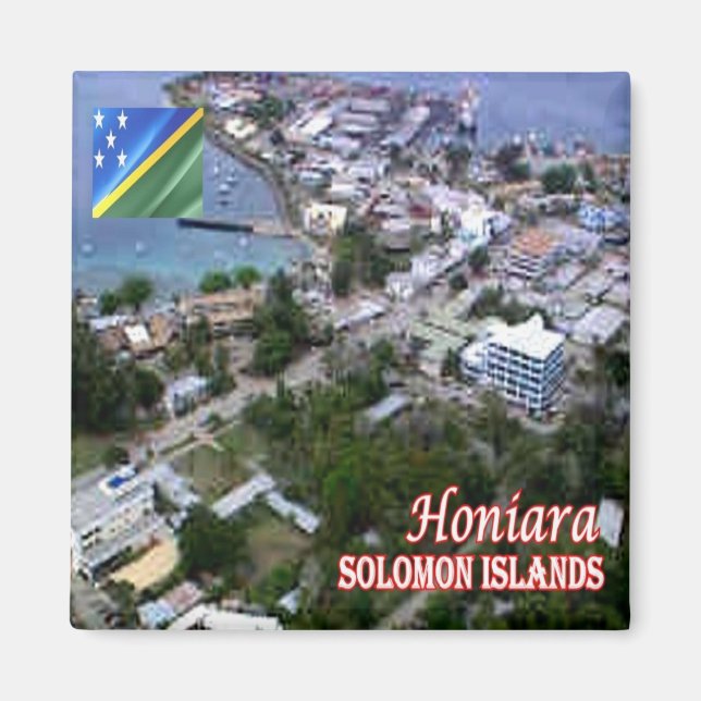 zSB006 HONIARA, Solomon Islands, Oceania, Fridge Magnet (Front)
