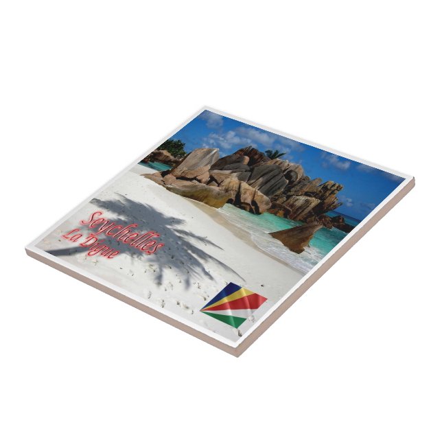 zSC006 SEYCHELLES, La Digue, Africa, Tile (Side)