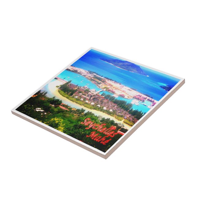 zSC008 MAHE', Seychelles, Africa,  Tile (Side)