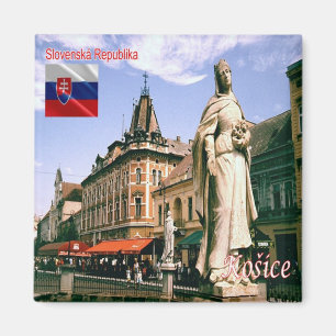 zSK011 KOŠICE, Slovakia, Europe, Fridge Magnet