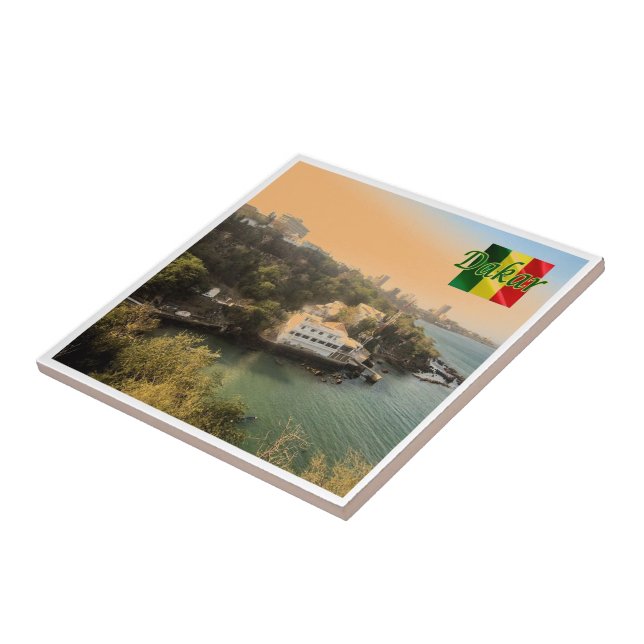 zSN004 DAKAR, Senegal, Africa, Tile (Side)