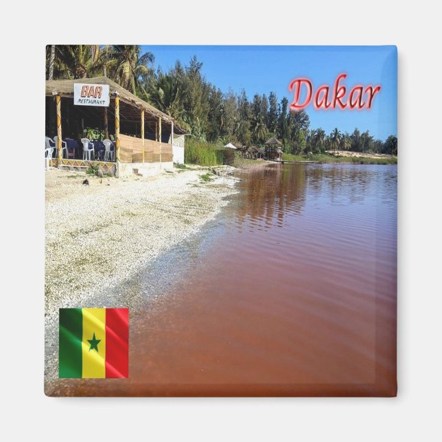 zSN005 DAKAR, Panorama, Senegal, Africa, Fridge Magnet (Front)