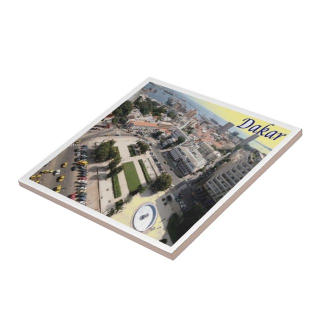 zSN007 DAKAR, Senegal, Africa, Tile (Side)