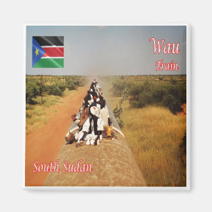 zSS006 WAU, South Sudan, Africa, Fridge Magnet