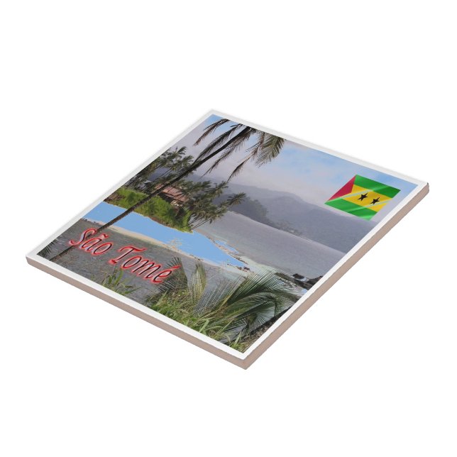 zST003 SAO TOME', Panorama, Africa, Tile (Side)