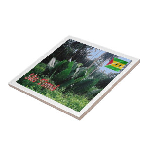 zST004 SAO TOME, Africa, Tile