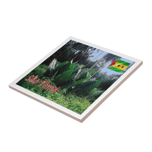 zST004 SAO TOME, Africa, Tile (Side)