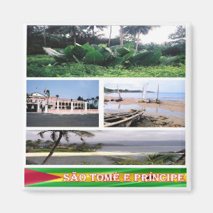 zST007 SAO TOME' and PRINCIPE, Mosaic, Fridge Magnet