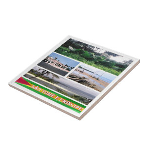 zST007 SAO TOME' and PRINCIPE, Mosaic, Tile