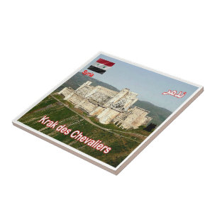 zSY010 panorama KRAK DES CHEVALIERS, Syria, Tile