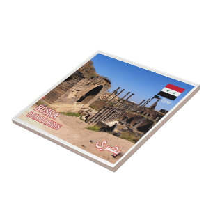 zSY012 BOSRA, Roman Ruins, Syria, Tile