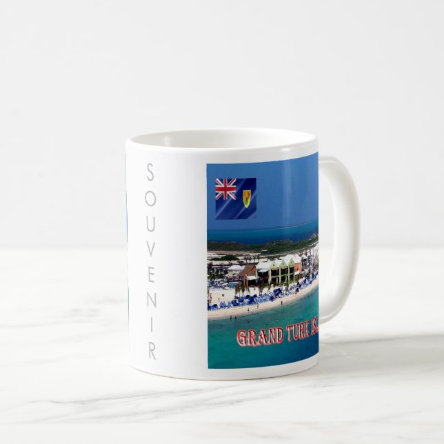 zTC005 GRAND TURK ISLAND, Turks and Caicos, Coffee Mug (Front Right)