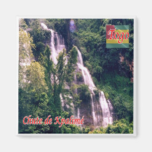 zTG003 TOGO, Falls of Kpalimé, Africa, Fridge Magnet