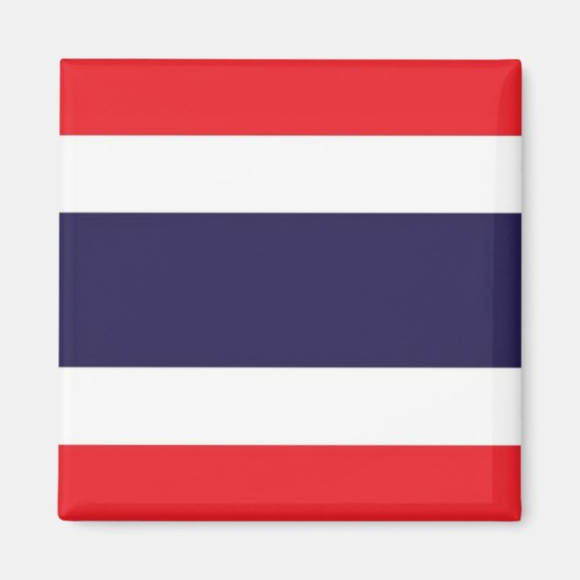 zTH001 Thai FLAG Thailand, Fridge Magnet (Front)