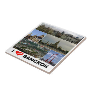 zTH005 i love Bangkok, Thailand, Asia, Tile