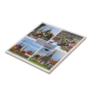 zTH007 potpourri of BANGKOK Thailand Asia, Tile