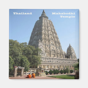 zTH019 Temple of MAHABODHI, Thailand, Asia, Fridge Magnet