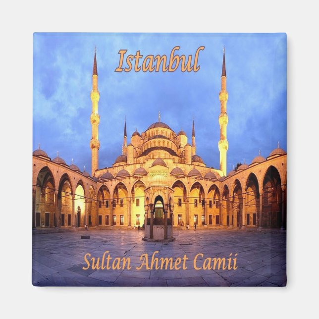 zTR010 ISTANBUL SULTANAHMET CAMII, Turkey, Fridge Magnet (Front)