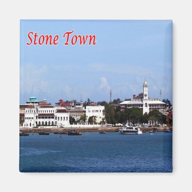 zTZ004 STONE TOWN, Tanzania, Africa, Fridge Magnet (Front)
