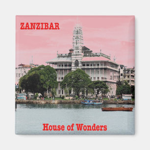 zTZ008 ZANZIBAR, House of Wonders,Tanzania, Fridge Magnet