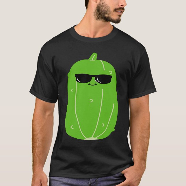 Zucchini Dad King Vegetable Fathers' Day Gardener T-Shirt (Front)