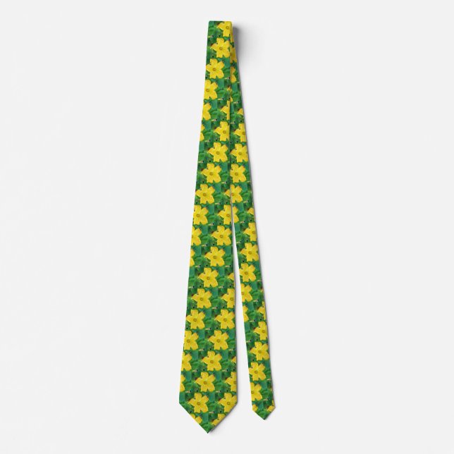 Zucchini Flower Tie (Front)