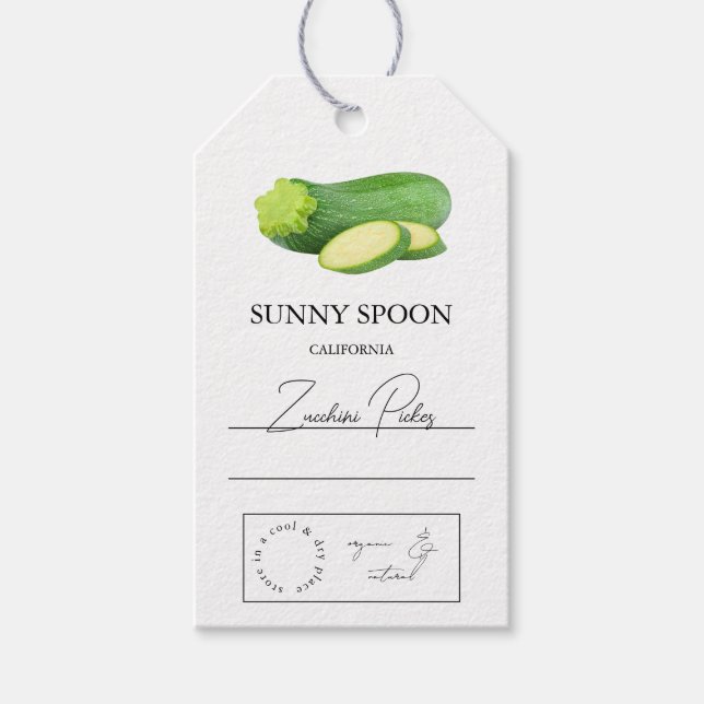 Zucchini Hang Tag (Front)