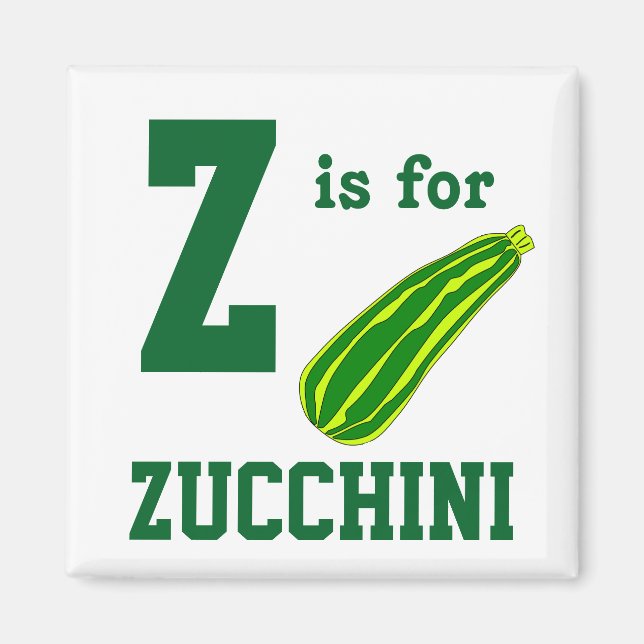 Zucchini Magnet (Front)