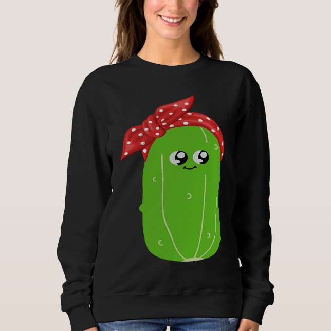 Zucchini Mom Vegetable Mothers' Day Gardener Sweatshirt (Front)
