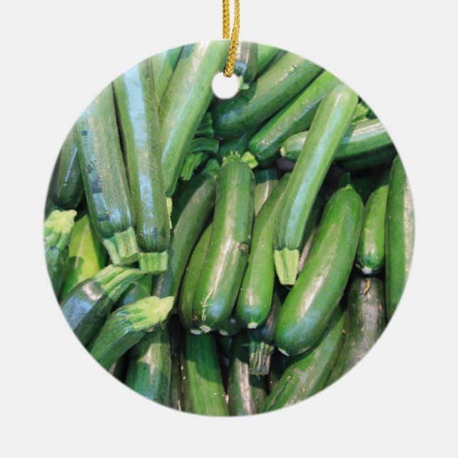 Zucchini Ornament (Front)