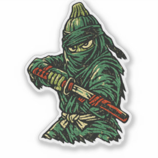 Zucchini Shadow Strike — Vintage Retro Ninja Fight