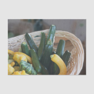 Zucchini Squash Gourd Vegetables Decoupage Tissue Paper