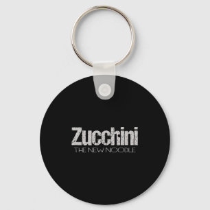 Zucchini The New Noodle T Shirt Vegetarian Gluten Key Ring