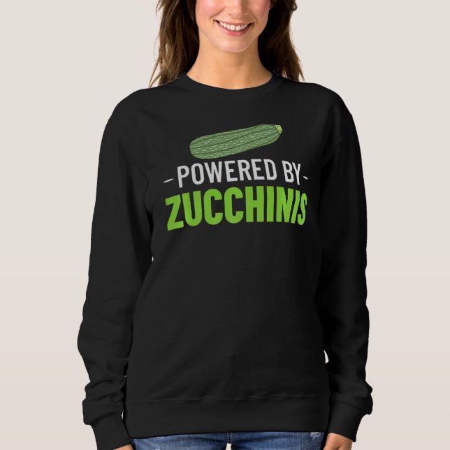 Zucchini Vegetable Bread Fries Noodle Lasagne Plan Sweatshirt (Front)