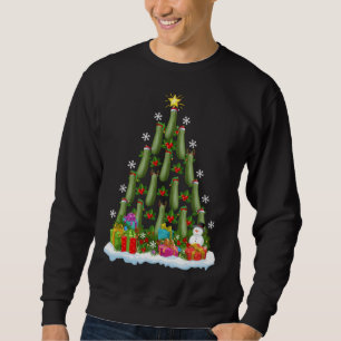 Zucchini Xmas Tree Lighting Santa Zucchini Christm Sweatshirt