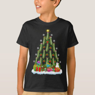 Zucchini Xmas Tree Lighting Santa Zucchini Christm T-Shirt