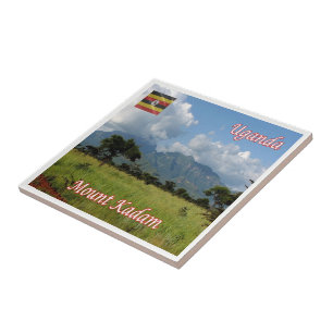 zUG009 UGANDA, Mount Kadam, Africa, Tile