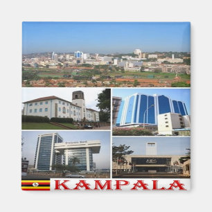 zUG010 KAMPALA Mosaic, Africa, Uganda, Fridge Magnet