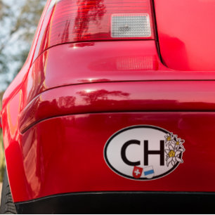 Zug & Swiss Flags   Edelweiss Flowers   Oval