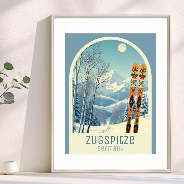 Zugspitze Germany Deutschland ski vacation Poster (Creator Uploaded)