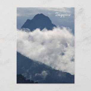 Zugspitze mountain postcard